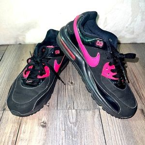 Nike Air Max Wright 2011 Running Shoes Black/Pink Sneakers Women's Size 8.5